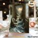 Surreal Coastal Interior Painting Poster, Dramatic Surreal Scene With Waves Spilling From Artwork Into Room Poster, Unique Immersive Decor Ideal For_maomaolike.com