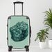 Crystal Luggage, 20/24/28 Inch Luggage, Carry-On, Custom Luggage, Luggage Set, Suitcase, Travel, Vacation, Cabin Suitcase, Custom Suitcase, Personalized Luggage_maomaolike.com