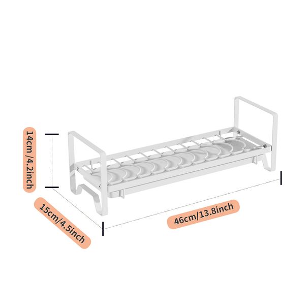 Kitchen Dish Rack Cabinet Built-in Dish Rack Dish Rack Household Countertop Cupboard Windowsill Small Dish Storage Rack_maomaolike.com