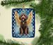 Labradoodle My Angel Porcelain Ornament Christmas Tree Hanging Decorations For Home Christmas Holiday, Rectangle, Gift, Multicolor_maomaolike.com