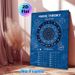 Music Theory Circle Of Fifths Painting Poster, Vintage Blue-toned Music Theory Chart Poster, Practical Music Learning Reference, Suitable For Music_maomaolike.com
