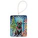 Cane Corso Christmas Reindeer Porcelain Ornament Christmas Tree Hanging Decorations For Home Christmas Holiday, Rectangle, Gift, Multicolor_maomaolike.com