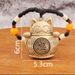 Brass Lucky Cat Handheld Piece Rotating Mini Pendant Plaything Birthday Gift Small Ornament Metal Craft_maomaolike.com