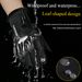 Glove flap leaky two-finger touch screen zipper fishing ride outdoor sports plus velvet windproof warm_maomaolike.com