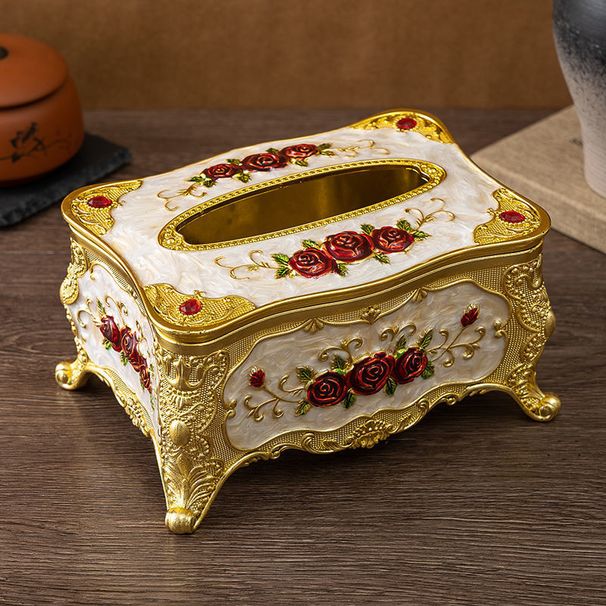 European Style Creative Tissue Holder Three-Piece Set Household Fashion Ashtray Storage Toothpick Box_maomaolike.com