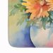 Chrysanthemums In Watercolor Memory Foam Kitchen Mat Machine Washable Anti-Fatigue Mat Cushion Comfort Bath Mat Or Kitchen Rug_maomaolike.com
