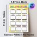 French Birthday Anniversary Tracking Chart Painting Poster, Colorful Cartoon-style Cheerful Poster, Functional To Record Monthly Birthdays, Suitable_maomaolike.com
