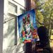 Papillon Christmas Reindeer House Flag Large Porch Sleeve Pole Decorative Outside Yard Banner Artwork Wall Hanging, Polyester, House Size, Multicolor_maomaolike.com