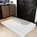 Living Room Rug Large Size Gorgeous Gold Frame Design Bedroom Rug Plush Thickened Machine Washable Thickened Underlay Interior Decorative Rug_maomaolike.com