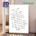 French Inspirational Quote Painting Poster, Minimalist Elegant Cursive Script Poster, Thought-provoking Motivational Decor Idea For Living Room_maomaolike.com