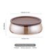 Minimalist Japanese Style Glass Living Room Candy Basin Dry Wooden Box High Footed Fruit Tray Storage Table_maomaolike.com