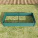 Raised Garden Bed Outdoor, 6×3×1ft , Metal Raised Rectangle Planter Beds For Plants, Vegetables, And Flowers - Green_maomaolike.com