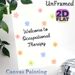 Occupational Therapy Welcome Painting Poster, Soft Pastel Floral Decor Poster, Warm Welcome Signage Ideal For Occupational Therapy Rooms_maomaolike.com