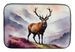 Highland Red Deer Dish Drying Mat Absorbent Dish Drying Mat Pad For Kitchen Counter Dish Drainer Mat For Countertop, 14 X 21", Multicolor_maomaolike.com