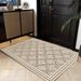Living Room Rug Large Size Gorgeous Gold Frame Design Bedroom Rug Plush Thickened Machine Washable Thickened Underlay Interior Decorative Rug_maomaolike.com