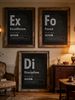 Motivational Decorative Art: Elements Of Success Themes: Self-Discipline, Excellence, Focus Striving And Perseverance Minimalism_maomaolike.com
