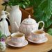 French Relief Retro Ceramic Coffee Cup And Plate Set_maomaolike.com