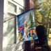Yellow Labrador Retriever Christmas Reindeer House Flag Large Porch Sleeve Pole Decorative Outside Yard Banner Artwork Wall Hanging, Polyester, House Size, Multicolor_maomaolike.com