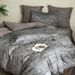 100% Cotton Double Layer Yarn-Dyed Retro Abstract Style Soft Breathable Gauze Washable Quick-Dry Four-Piece Set_maomaolike.com