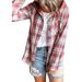 Women's Clothing autumn and winter new hooded sweatshirt buttoned casual shirt jacket_maomaolike.com