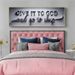 Entrust It To God And Sleep Soundly. Decorative Prints, Home Décor Art, Living Room Sofa Backdrop Art, Art Exhibition Pieces._maomaolike.com