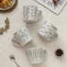 Sesame Glazed Hand-painted Blue-green Ceramic Mug, Milk Breakfast Cup_maomaolike.com