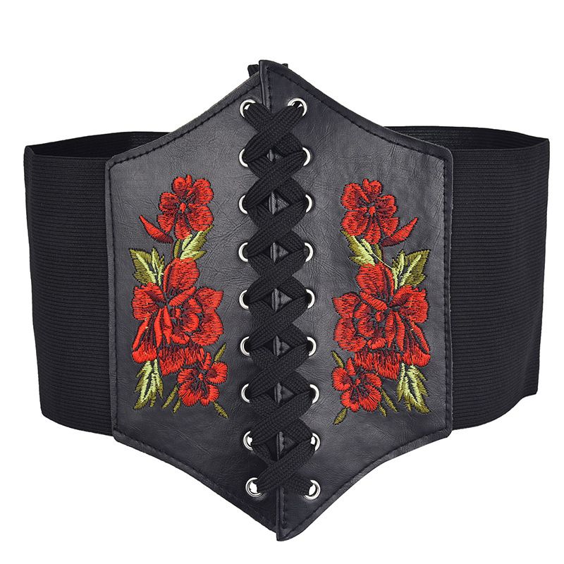 Unisex Waist women's decoration with skirt wearing a fashionable coat shirt simple waist accessories elastic wide belt._maomaolike.com