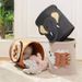 Cartoon Storage Bucket, Cylindrical Felt Storage Basket, Felt Storage Basket, Wardrobe Clothes Storage Box_maomaolike.com