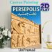Persepolis Ancient Relief Painting Poster, Vintage Intricate Stone Carvings Of Mythical Creatures & Figures Poster, Cultural Historical Decor Ideal_maomaolike.com