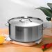 SOGA Stock Pot 23L Top Grade Thick Stainless Steel Stockpot 18/10_maomaolike.com