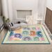 Living Room Rug Large Size Gorgeous Gold Frame Design Bedroom Rug Plush Thickened Machine Washable Thickened Underlay Interior Decorative Rug_maomaolike.com