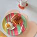 INS Checkerboard Bamboo Fiber Eco-Friendly Anti-Fall Breakfast Western Salad Tableware Dinner Dessert Plate_maomaolike.com