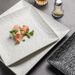 Rock Pattern Ceramic Square Western Steak Cake Dessert Pastry Exquisite Dish Plate Commercial Use_maomaolike.com