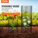 VEVOR 6 Pack Plant Protector From Animals 12.6'' Dia. X 14'' H Metal Plant Cage_maomaolike.com