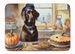Chocolate Lab Fall Kitchen Pumpkins Memory Foam Kitchen Mat Machine Washable Anti-Fatigue Mat Cushion Comfort Bath Mat Or Kitchen Rug_maomaolike.com