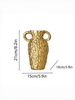 1 Modern Luxury Style Honeycomb Ceramic Vase Suitable For Decoration In Living Rooms, Lobbies, Dining Rooms, Bedroom Corners, And Other Spaces_maomaolike.com