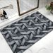 Bathroom Mat Toilet Mat Shower Mat Entrance Rug Absorbent Non-Slip Mat Soft Quick-Dry Machine Washable_maomaolike.com