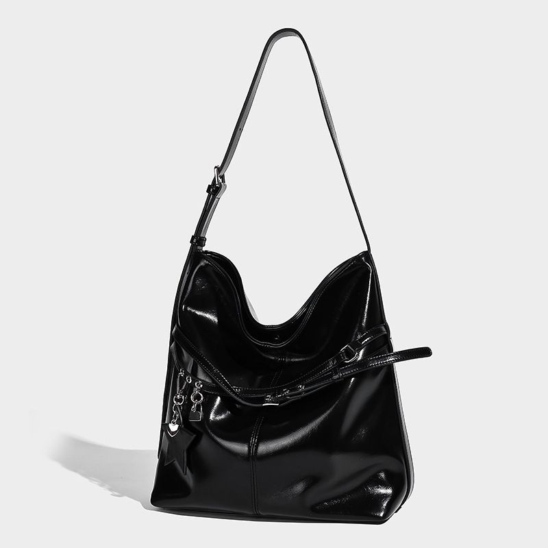 Large-capacity Niche Retro Tote Bucket Women, 2026 New Trendy Versatile Shoulder Underarm Bag For Work And Commuting_maomaolike.com