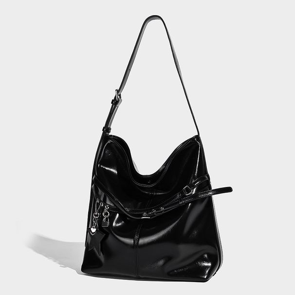 Large-capacity Niche Retro Tote Bucket Women, 2026 New Trendy Versatile Shoulder Underarm Bag For Work And Commuting_maomaolike.com