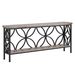 2-Tier Console Table, Industrial Sofa Table Behind Couch_maomaolike.com