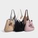 Large Capacity 2026 New Simple Texture Fashion Handbag For Women Solid Color Handheld Underarm Tote Ladies Shoulder Bag_maomaolike.com