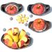 stainless Steel Fruit Cutter Artifact Slice Block And Cutting Corer Multi-functional Flower Type_maomaolike.com