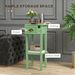 2-Tier Side Table With Drawer Shelf, End Table_maomaolike.com
