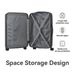 Luggage Sets ABS Hardshell 3pcs Luggage, Lightweight Durable Suitcase Sets Spinner Wheels Suitcase With TSA Lock 20''24''28'' Available(Black)_maomaolike.com