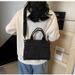 New Casual Commuter Crossbody For Women, Large Capacity, Simple And Lightweight Handbag, Multi-Pocket Storage, Japanese Style Sing_maomaolike.com
