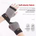 Camel Wool Half Finger Gloves For Men's Winter Knitted Warm And Exposed Finger Writing Office Gloves_maomaolike.com