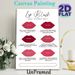 Lip Blush Healing Process Painting Poster, Clear Illustrative Lip Recovery Stages Poster, Informative Aftercare Guide, Ideal For Beauty Salons And_maomaolike.com