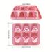 2pcs/set, Non-Stick 3D Rose Silicone Mold for Cake and Dessert Baking, High Temperature Resistant, Pastry Shop Valentine's Day Chocolate Decorations_maomaolike.com