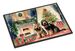 Otterhound Cozy Christmas Doormat Front Door Mat Indoor Outdoor Rugs For Entryway, Non Slip Washable Low Pile, 24H X 36W_maomaolike.com