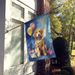 Goldendoodle Happy Birthday House Flag Large Porch Sleeve Pole Decorative Outside Yard Banner Artwork Wall Hanging, Polyester, House Size, Multicolor_maomaolike.com